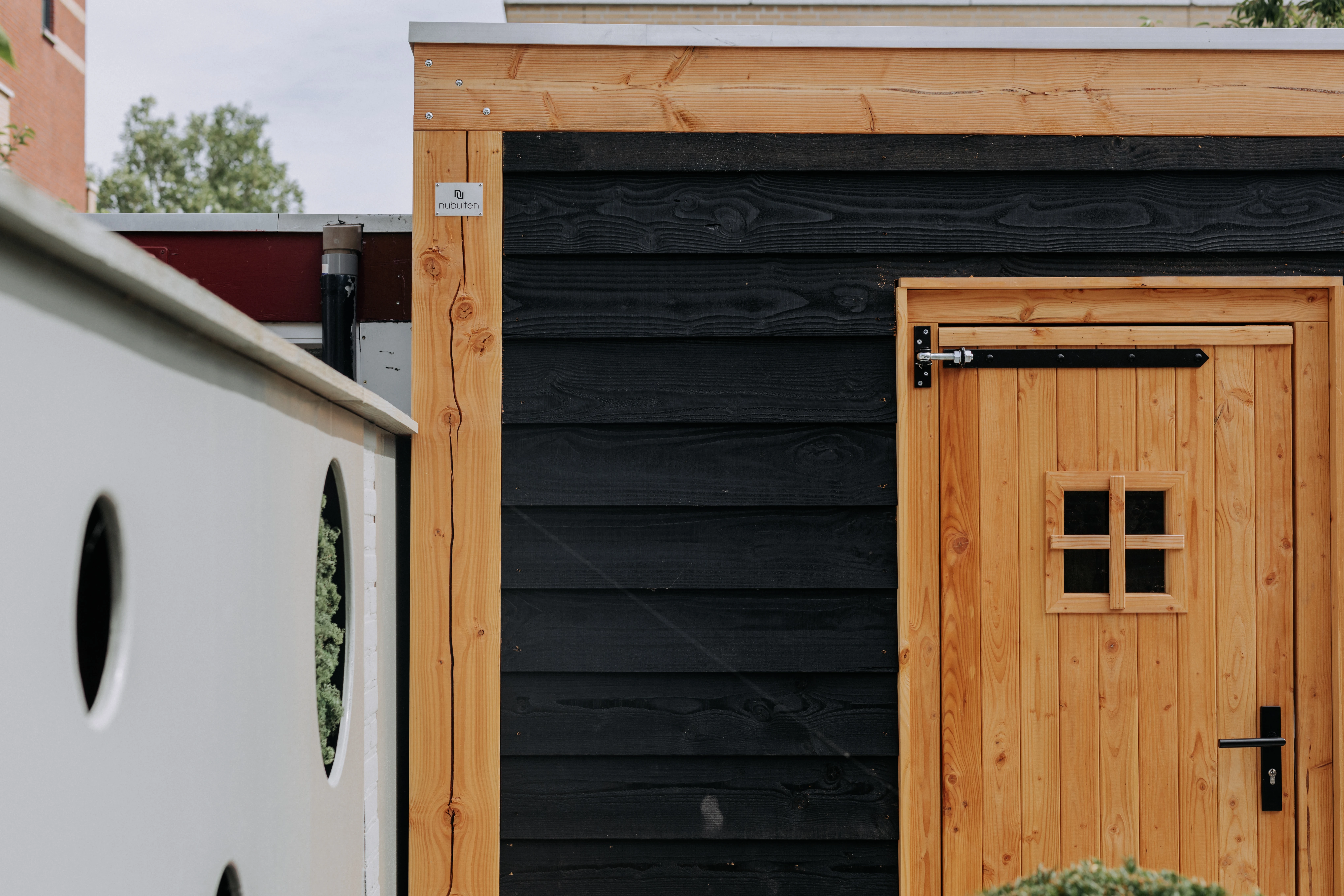 Douglas Enkele Deur Zwart Beslag 1-Ruits Linksdraaiend - Afbeelding 3